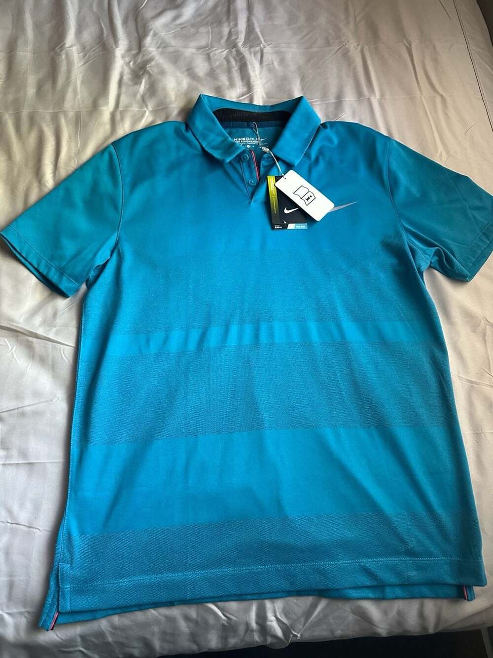Nike Golf Tour Performance Dri-FIT Slim Fit Polo Shirt, Blue